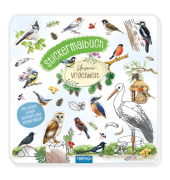 Malbuch mit Stickern Unsere Vogelwelt