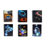 Spiralnotizbuch 9,3x13,5cm Space & Speed