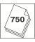 Zettelboxnachfüllung 750BL weiß