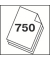 Zettelbox 749001-99, transparent/wei&szlig;, Kunststoff