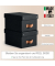 Archivbox 6147-00-95, A5, schwarz, Recyclingkarton