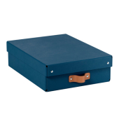 Archivbox 6148-00-68, A4, nachtblau, Recyclingkarton