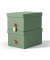 Archivbox 6149-00-50, A4, gr&uuml;n, Recyclingkarton