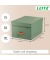 Archivbox 6149-00-50, A4, gr&uuml;n, Recyclingkarton
