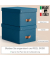 Archivbox 6149-00-68, A4, nachtblau, Recyclingkarton