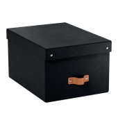 Archivbox 6149-00-95, A5, schwarz, Recyclingkarton