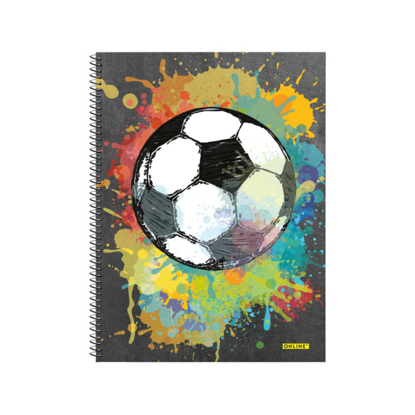 9 Stück Online Collegeblock 10169/9 / kariert90g, 80 Blatt 4014421101693 Online