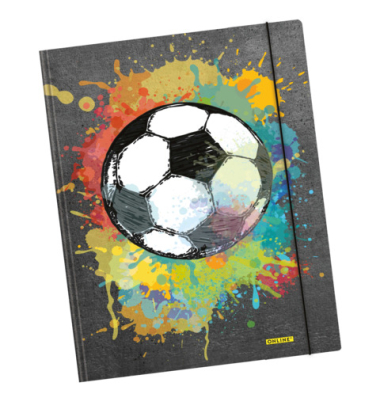 Gummizugmappe 10171/6 bunt Karton