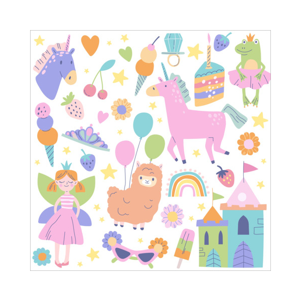 4014995999658 - Motivserviette 33x33cm Kind 4014995999658 ATELIER