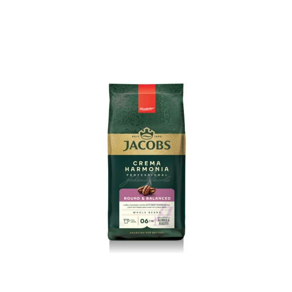 8711000606377 - JACOBS CREMA HARMONIA ROUND & BALANCED Kaffeebohnen Arabicabohnen kräftig 1000 g
