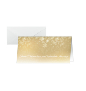 Weihnachtlicher Design Karte 25ST Golden Christmas