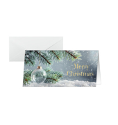 Weihnachtlicher Design Karte 25ST Snowy Idyll