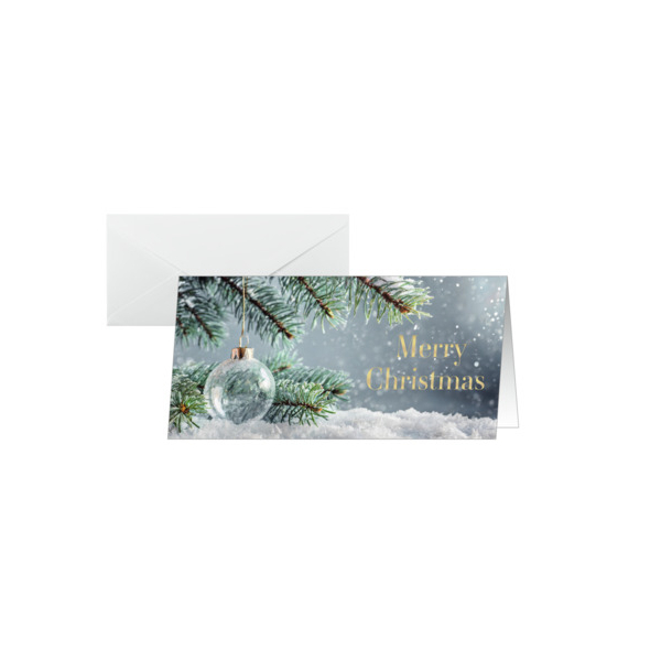 Sigel Weihnachtlicher Design Karte 25ST Snowy Idyll 4004360769269 Sigel