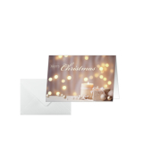 Weihnachtlicher Design Karte 25ST Golden Glow