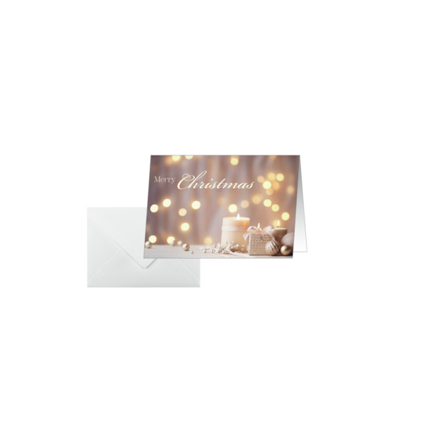Sigel Weihnachtlicher Design Karte 25ST Golden Glow 4004360769733 Sigel