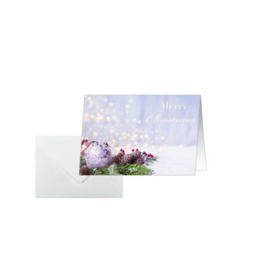 Weihnachtlicher Design Karte 25ST A6