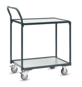 Tischwagen 2 Böden grau