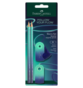 Schreibset 4-tlg. B Grip buzzing blue