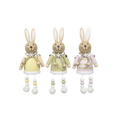 Kantenhocker Osterhase Kiefer bunt sort.