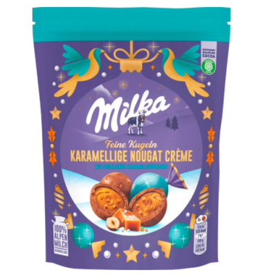 Schokolade Kugeln Nougat Karamell 90g