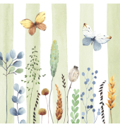Motivservietten Atelier 1209-26025 / Blumenwiese, 3-lagig, 25x25cm