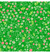 Motivservietten Avantgarde 1209-26031 / Flowers green, 3-lagig, 25x25cm