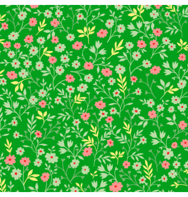 Motivservietten Avantgarde 1209-26031 / Flowers green, 3-lagig, 25x25cm