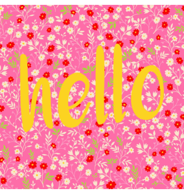 Motivserviette 33x33cm Spruch