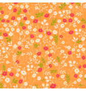 Motivservietten Avantgarde 1209-26029, mehrfarbig / Flowers orange, 3-lagig, 25x25cm
