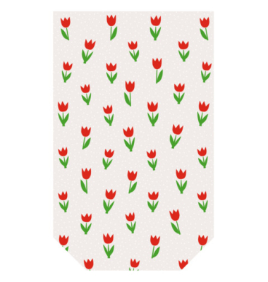 Oster-Zellglasbeutel PP 10ST klarrot