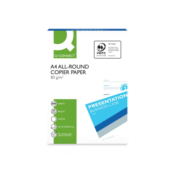 5705831172159 - Kopierpapier All-Round KF17215 A4 80g weiß  5705831172159 Q-connect