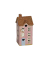 Windlicht 660689000302 Haus rosa 