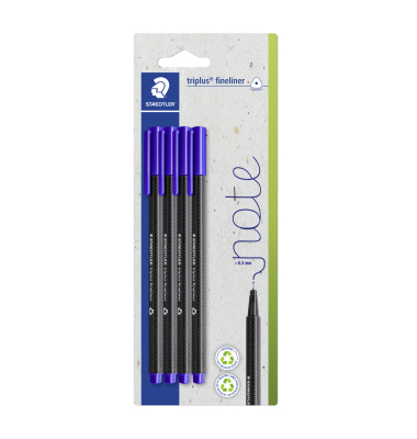 triplus Fineliner blau 0,3 mm