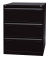 H&auml;ngeregistraturschrank CDF3633 Light, schwarz, 3 Schubladen, 2-bahnig