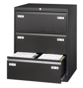 Hängeregistraturschrank Light CDF3633 2bahnig 3Schübe sw