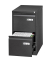 H&auml;ngeregistraturschrank IPCCA12633 Light, schwarz, 2 Schubladen, 1-bahnig