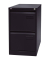 H&auml;ngeregistraturschrank IPCCA12633 Light, schwarz, 2 Schubladen, 1-bahnig