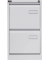 H&auml;ngeregistraturschrank IPCCA12645 Light, lichtgrau, 2 Schubladen, 1-bahnig