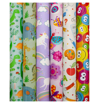 Geschenkpapier 1330-26006/PBS, Kids, farbig sortiert