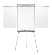 Flipchart Stahl lackiert magnetisch grau