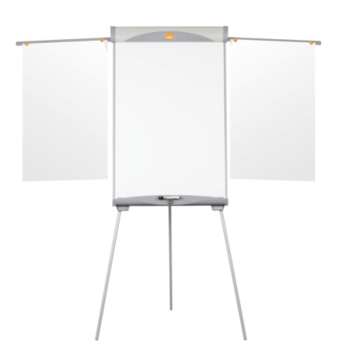 Flipchart Stahl lackiert magnetisch grau