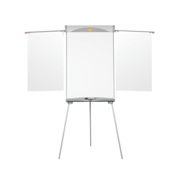Nobo Dreibein-Flipchart Classic mit ausziehbaren Armen Stahl magnetisc