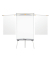Flipchart Stahl lackiert magnetisch grau