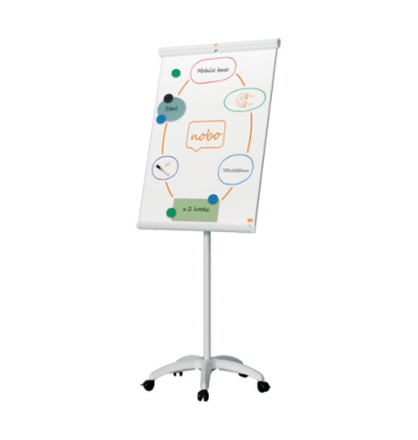 Flipchart Stahl lackiert magnetisch weiß