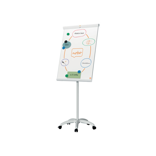 Nobo Flipchart Premium Plus Mobil Stahl Sternfuß
