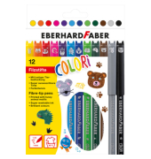 Faserschreiberetui 12ST Animal sortiert