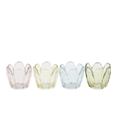 Windlicht Blüte sortiert