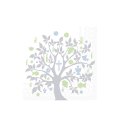 Motivserviette Kommunion 33x33cm Symbole