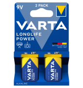 Batterie Longlife Power, 9V-Block / 6LR61, 9 Volt