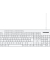 CK-200 Tastatur kabelgebunden wei&szlig;